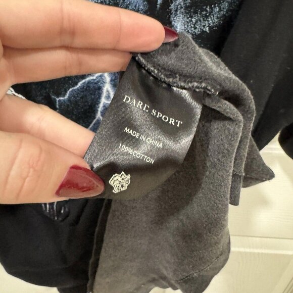 Darc Sport Wolves Forever Lightning Wolf Shirt Tshirt Large L Black - Picture 7 of 8